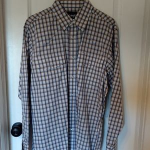 Wrangler pearl snap shirt